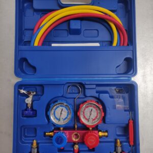 Juego de Manómetros de Colector, de Diagnóstico Automático de Latón Para Refrigeración A/C R22 R134a R410a, Automático De Latón Para Refrigeración