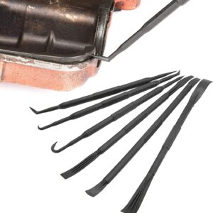 Juego de 6 ganchos de palanca, resistente al desgaste, 6 piezas, alta precisión para quitar accesorios de sellado