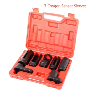 Juego de 7 piezas de manga de Sensor de oxígeno, herramienta de desmontaje y montaje, adecuado para coche japonés europeo y americano
