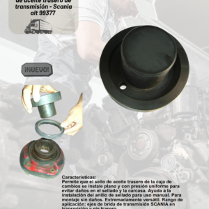 Instalador de eje radial de brida de sello de aceite trasero de transmisión - Scania alt 99377