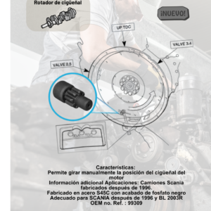 Scania Cigüeñal Rotador 1/2" D alt 99309